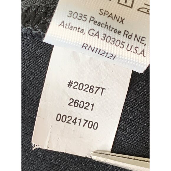 Spanx Womens Black 20287T Pull-On Ponte Tux Stripe Pants XL 10035 EUC - Picture 11 of 12